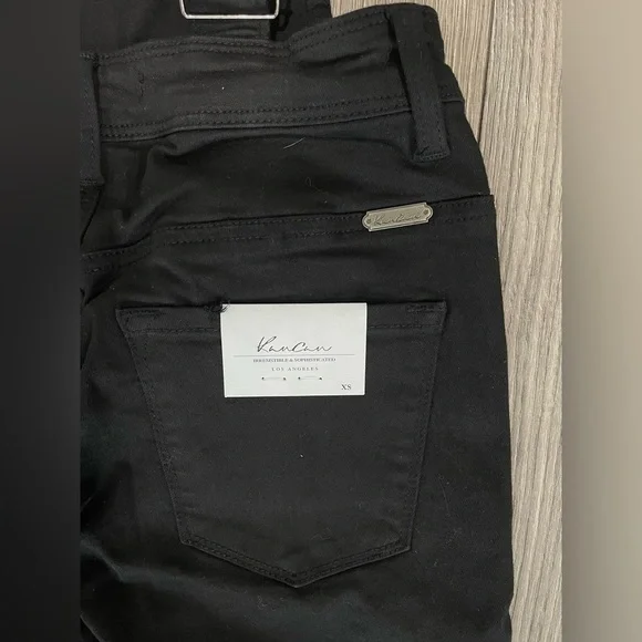 Kancan black distressed overalls size XS NWT - Picture 10 of 11